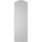 Ekena Millwork Arch Top Surface Mount PVC Gable Vent: Functional, w/ 2"W x 2"P Brickmould Sill Frame, 12"W x 38"H GVPAR12X3803SF - alternate 5